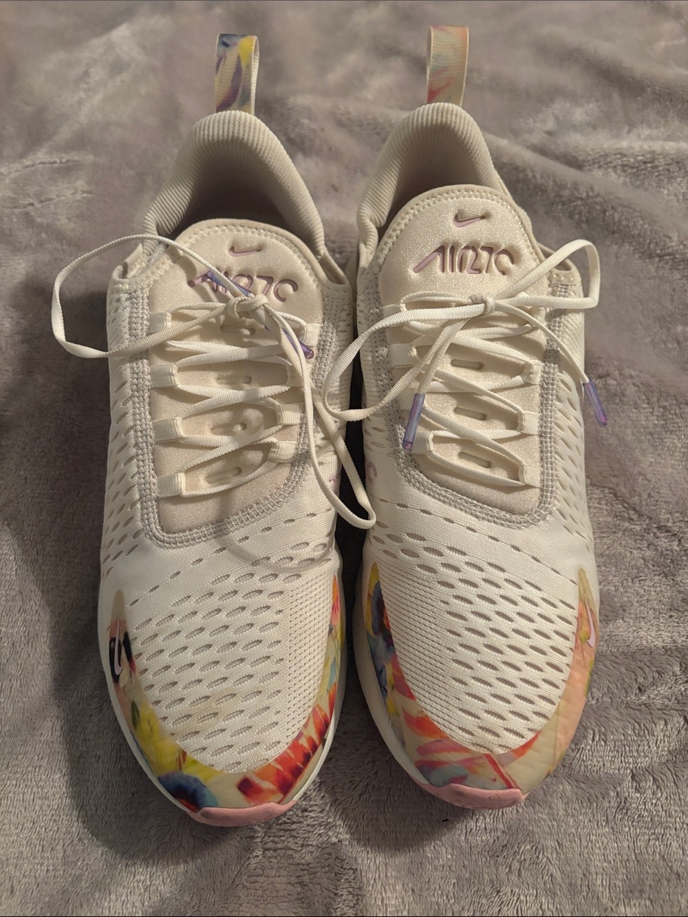 Nike Women’s Cream/Multicolor Accent Sneakers